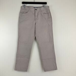 Johnnie-O Pants Men's 33 x 30 (33x29) Flat Front Chino Khaki Trousers JMPA1011